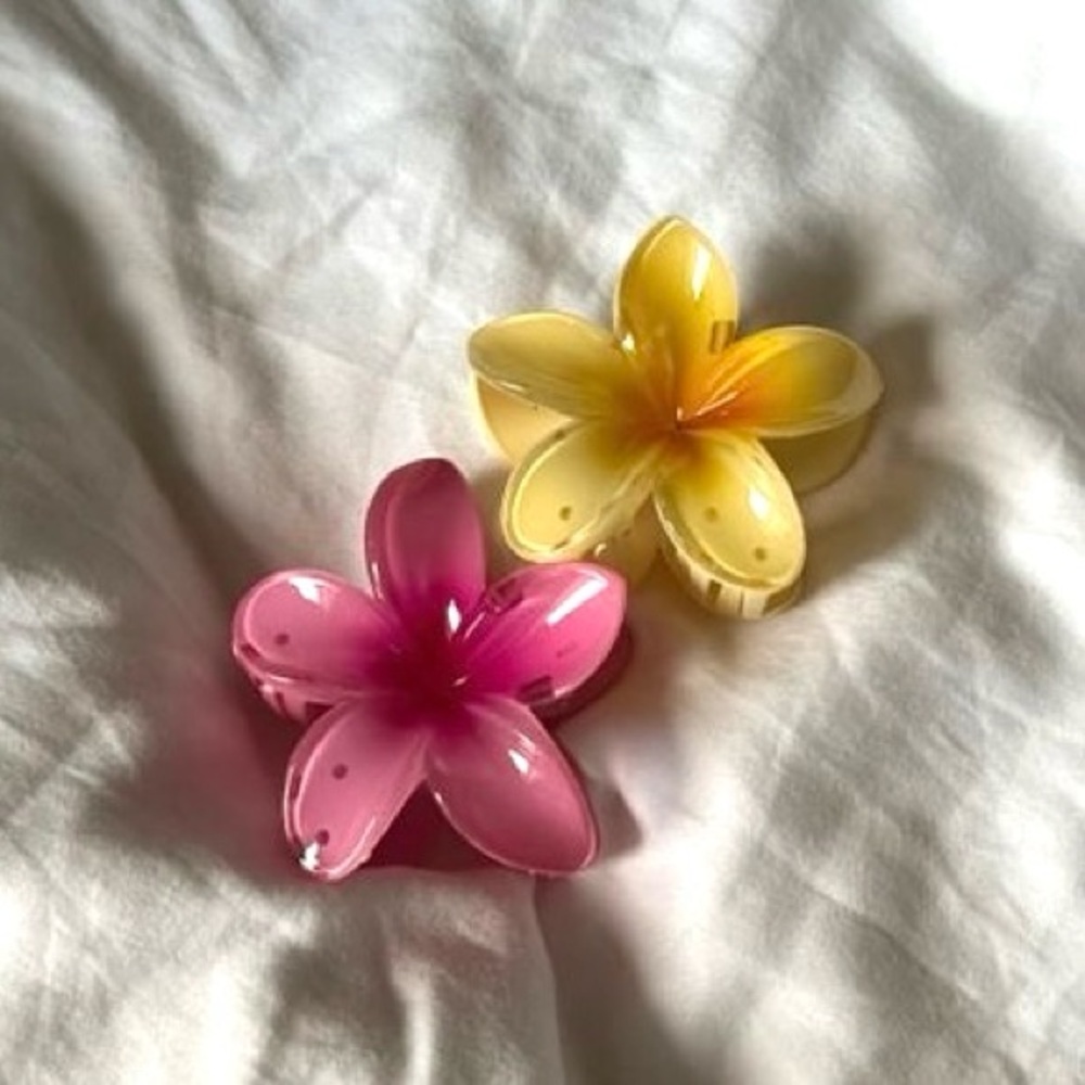 1PC Plumeria Claw Clip 🌸🫧🐚